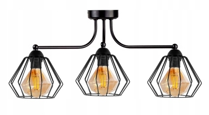 Nowoczesny Żyrandol LOFT Druciak #262