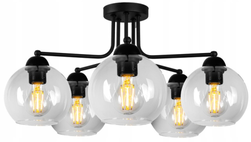 Żyrandol Nowoczesny Szklana Kula LOFT #395 