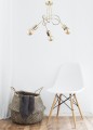 Lampa sufitowa 3-punktowa TANGO ZŁOTA gold