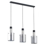 Lampa nowoczesna 3-punktowa BELLA SILVER