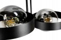 Lampa sufitowa 4-punktowa RING czarny/dymiony #777