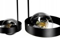 Lampa sufitowa 2-punktowa RING czarny/dymiony #775