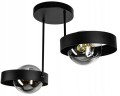 Lampa sufitowa 2-punktowa RING czarny/dymiony #775