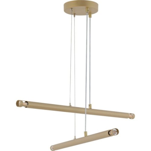 Lampa wisząca nowoczesna MELODY 4 złota
