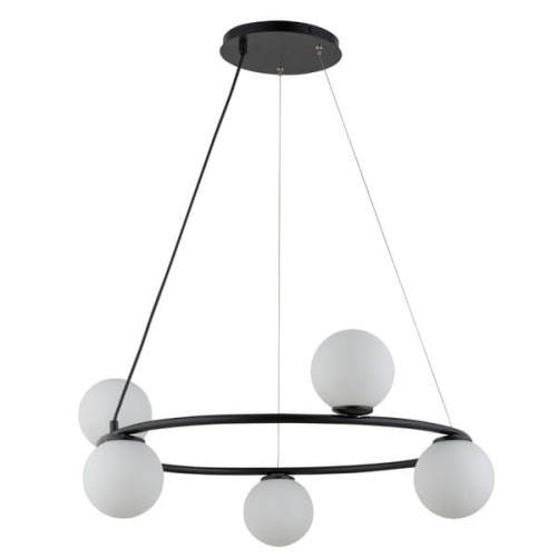GAMA KOŁO 5 czarny lampa wisząca