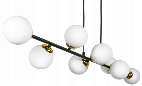 Lampa szklane kule MILO BLACK GOLD #1040