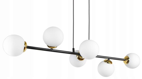 Lampa szklane kule MILO BLACK GOLD #1039