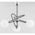 Lampa wisząca 3-punktowa SAGITO CHROM WHITE