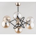 Lampa wisząca 6-punktowa VIRGINIA GOLD ZŁOTA