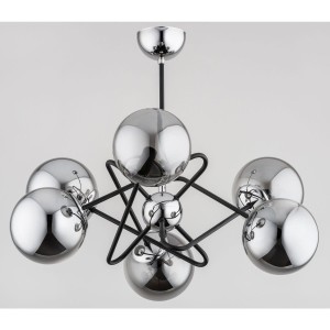 Lampa wisząca 6-punktowa VIRGINIA CHROM