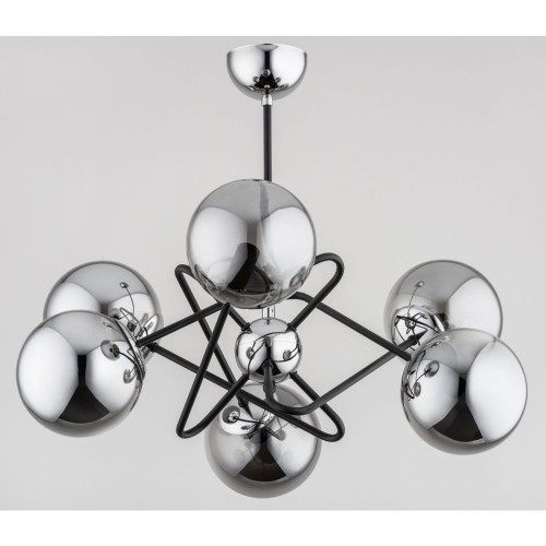 Lampa wisząca 6-punktowa VIRGINIA CHROM