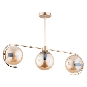 Lampa sufitowa nowoczesna 3-punktowa ASTANA GOLD
