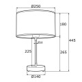 Lampka biurkowa KASER 4298 Argon