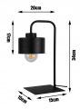 Lampka Biurkowa nowoczesna LOFT #003 