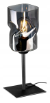 Lampa biurkowa TWIST grafit/miodowy/transparentny #370 