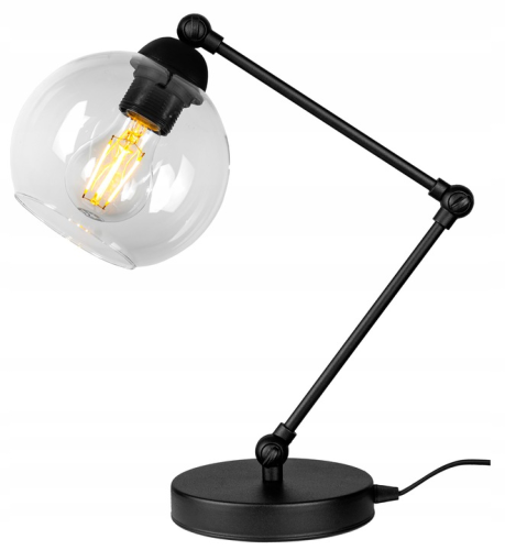 Lampka Biurkowa Szklana Kula #400 