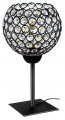 Lampa biurkowa/stołowa CRYSTAL BALL czarny/kryształki #633 