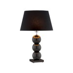 Lampa na komodę czarne kulki FUDŻI 3623 ARGON