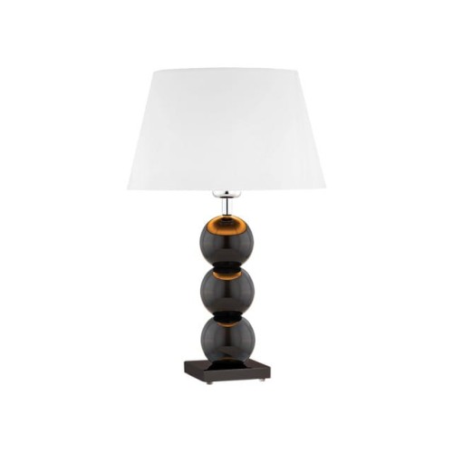 Lampa na komodę czarne kulki FUDŻI 4058 ARGON