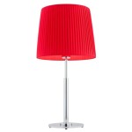 Lampa na komodę stołowa ASTI CZERWONA 3846 ARGON