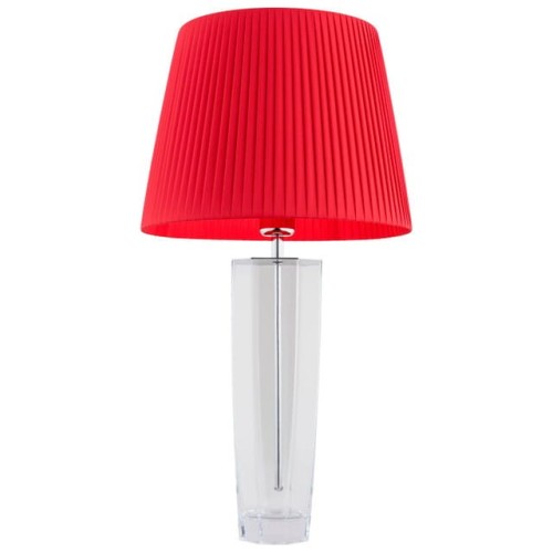 Lampa na komodę stołowa CALIGARI CZERWONA 3913 ARGON