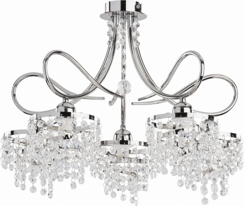 Lampa sufitowa Żyrandol 5-punktowy DIANA chrom