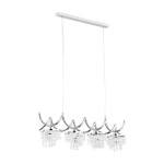 Lampa wisząca 4-punktowa HELISA chrom