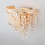 Kinkiet kryształowy MAROCCO 2GD ZŁOTO