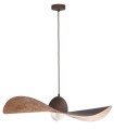 Lampa wisząca kompozytowa Kapello L brązowy/miedziany 76cm