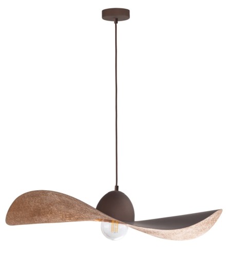 Lampa wisząca kompozytowa Kapello L brązowy/miedziany 76cm