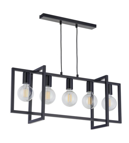 EDEN 5 lampa wisząca czarny