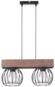 MILAN 2 lampa wisząca BRĄZOWY